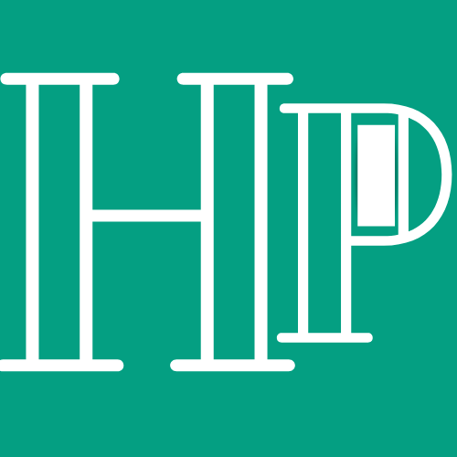 H P logo for your home patio store