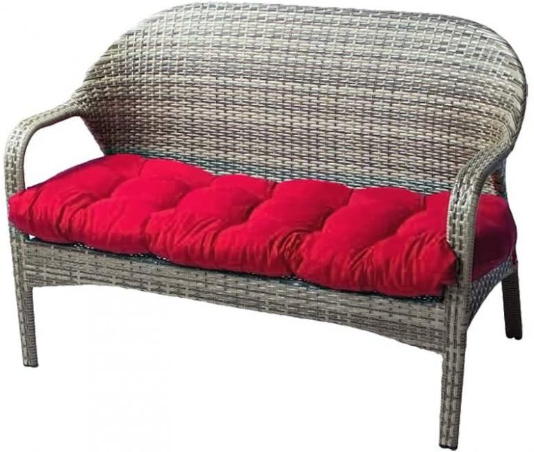 Red Patio Love Seat Cushions for Patio Furniture